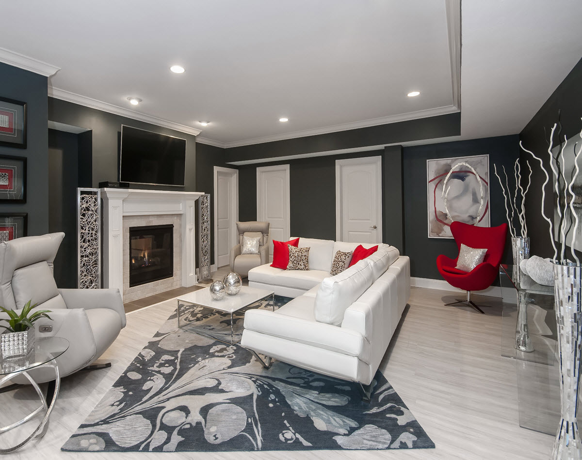 carmel in basement interior decorator
